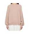 Baserange Long Sleeve Sweater In Pink