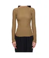 Baserange Brown Omato Long Sleeve T-shirt In Brown