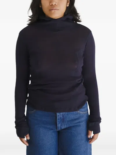 Baserange Long-sleeve T-shirt In Brown