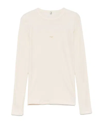 Baserange Long-sleeved Sweater In White