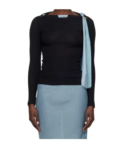 Baserange Long-sleeved T-shirt In Black