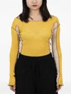 Baserange Long-sleeved Top In Yellow