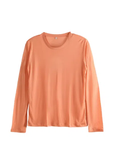 Baserange Long-sleeve T-shirt In Orange
