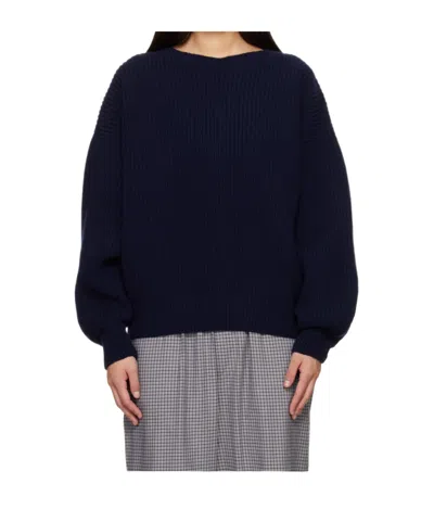 Baserange Long-sleeved Sweater In Blue