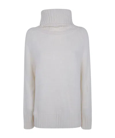 Baserange Long-sleeved Sweater In White