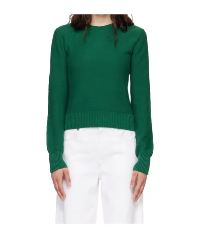 Baserange Long-sleeved Sweater In Green