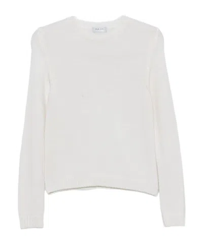 Baserange Long-sleeved Sweater In White