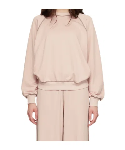 Baserange Long-sleeved Sweatshirt In Brown