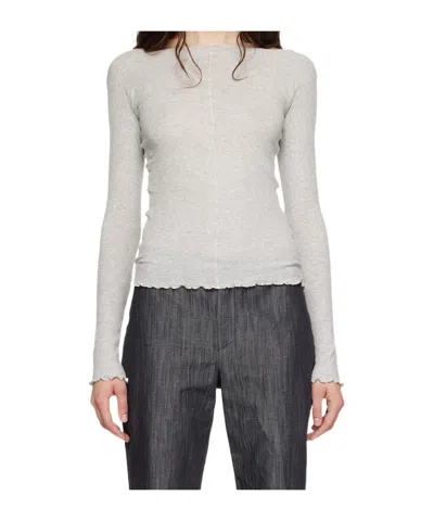 Baserange Long-sleeved T-shirt In Gray