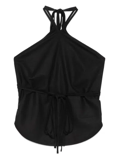 Baserange Black Tops In Multicolor