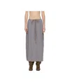 Baserange Max Maxi Skirt In Gray