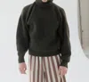 Baserange Mea Turtleneck Sweater In Foret In Multi