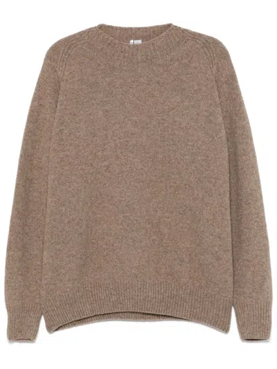Baserange Merino-wool Jumper In 褐色