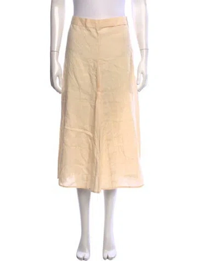 Pre-owned Baserange Midi Length Skirt In Neutrals