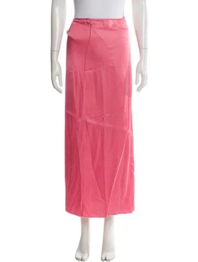 Pre-owned Baserange Midi Length Skirt In Pink