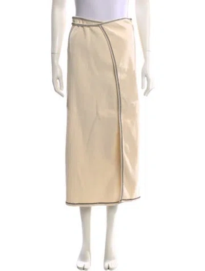 Pre-owned Baserange Midi Length Skirt W/ Tags In Neutral