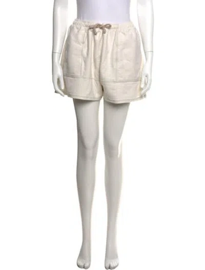 Pre-owned Baserange Mini Shorts In Neutrals