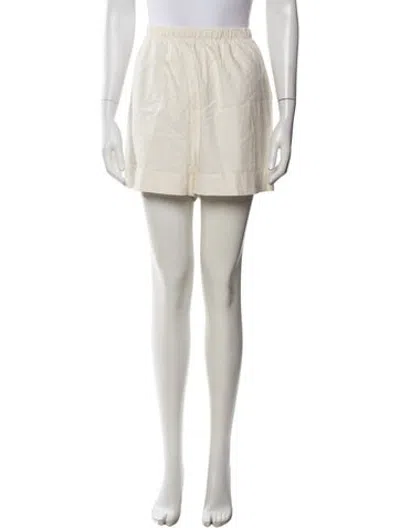 Pre-owned Baserange Mini Shorts In White