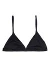 Baserange Mississippi Triangle Bikini Top In Black