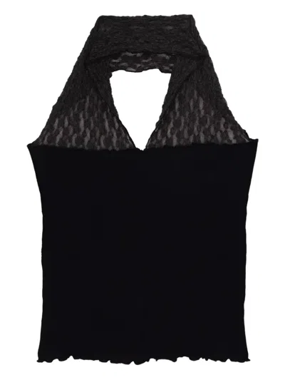 Baserange Nahru Top In Black
