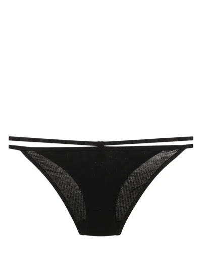 Baserange Nida Organic Cotton Briefs In 黑色