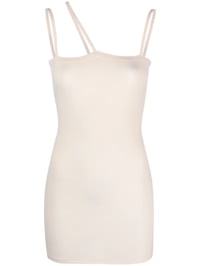 Baserange Nida Square-neck Top In Neutrals