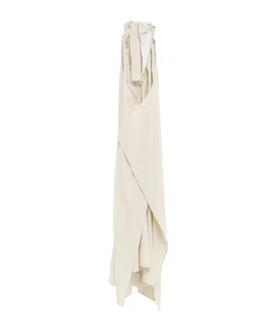 Baserange Node Dress In White