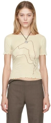 Baserange Off-white Aroostook T-shirt In Undyed