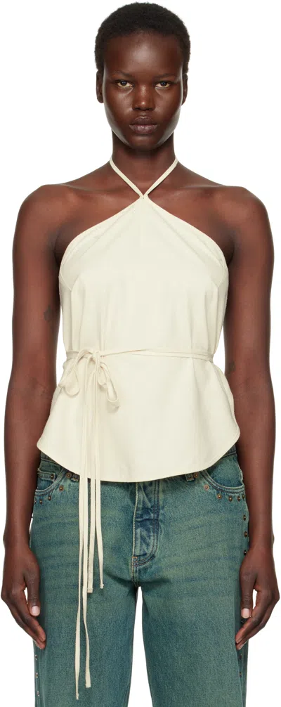 Baserange Off-white Mar Camisole In Undyed