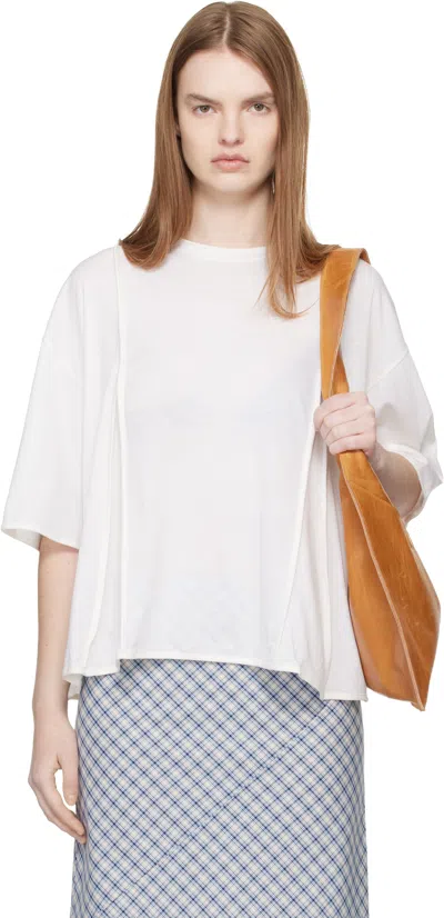 Baserange Off-white Mul T-shirt In Yellow