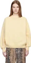 Baserange Off-white Soar Sweater In Yellow