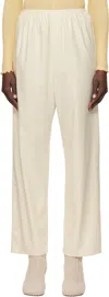 Baserange Off-white Stoa Lounge Pants In Undyed
