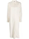 Baserange Ole Organic Cotton Shirt Dress In Neutrals
