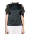 Baserange Navy Olin Blouse