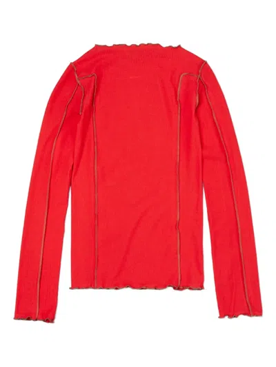 Baserange Omato Jersey T-shirt In Red