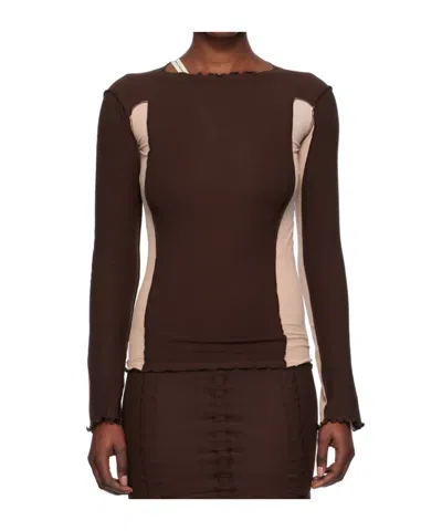 Baserange Omato Long-sleeved T-shirt In Black