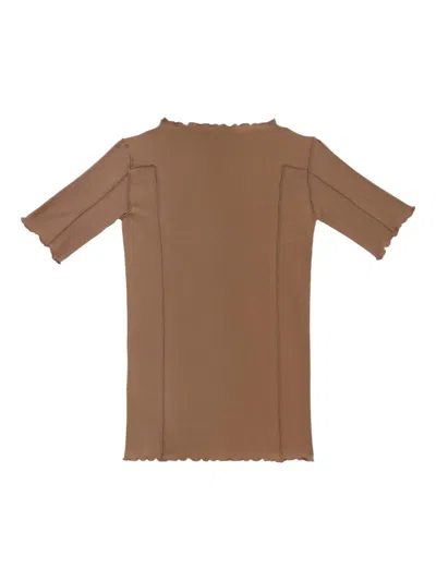 Baserange Omato T-shirt In Brown