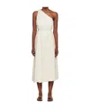 Baserange One Shoulder Dress In White