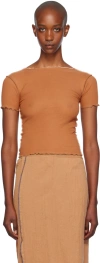 Baserange Short-sleeved T-shirt In Orange