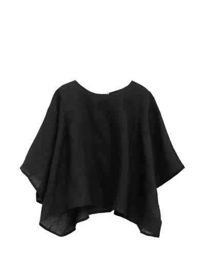Baserange Crew Neck T-shirt In Black