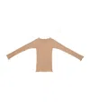 Baserange Long-sleeved T-shirt In Brown