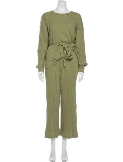 Pre-owned Baserange Pant Set In Green