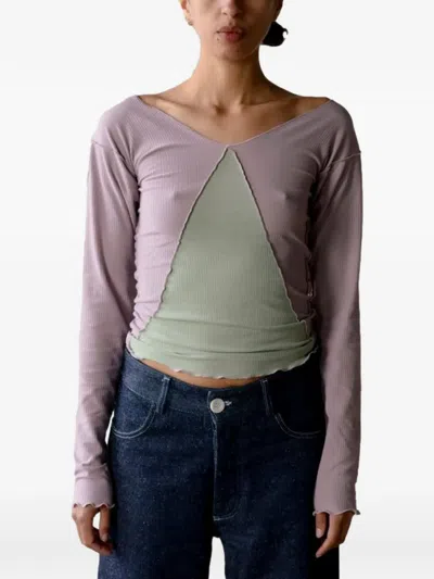 Baserange Phy Long-sleeve T-shirt In Purple