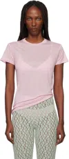 Baserange Pink Bamboo T-shirt In Pink