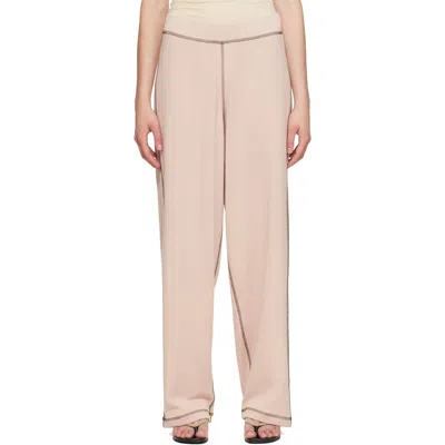 Baserange Pink Fold Sweatpants In Neutral