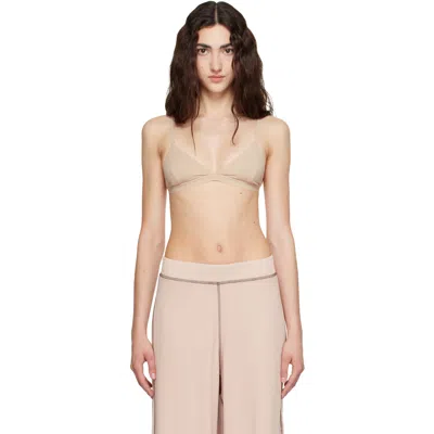Baserange Pink Mississippi Bralette In Neutral