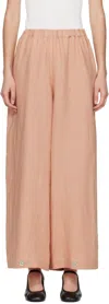 Baserange Pink Ponte Lounge Pants In Ada Pink