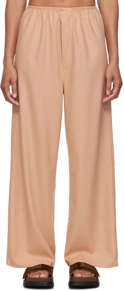 Baserange Pink Stoa Trousers In Sid Pink