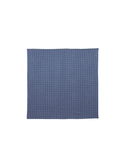 Baserange Plaid Scarf In Blue
