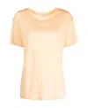 Baserange Plain Lyocell T-shirt In Nude